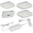 thumbnail image 2 of Vaxcel-X0029-3 Inch 9W 3 LED Under Cabinet (Pack of 3)White Finish with Frosted Glass, 2 of 2
