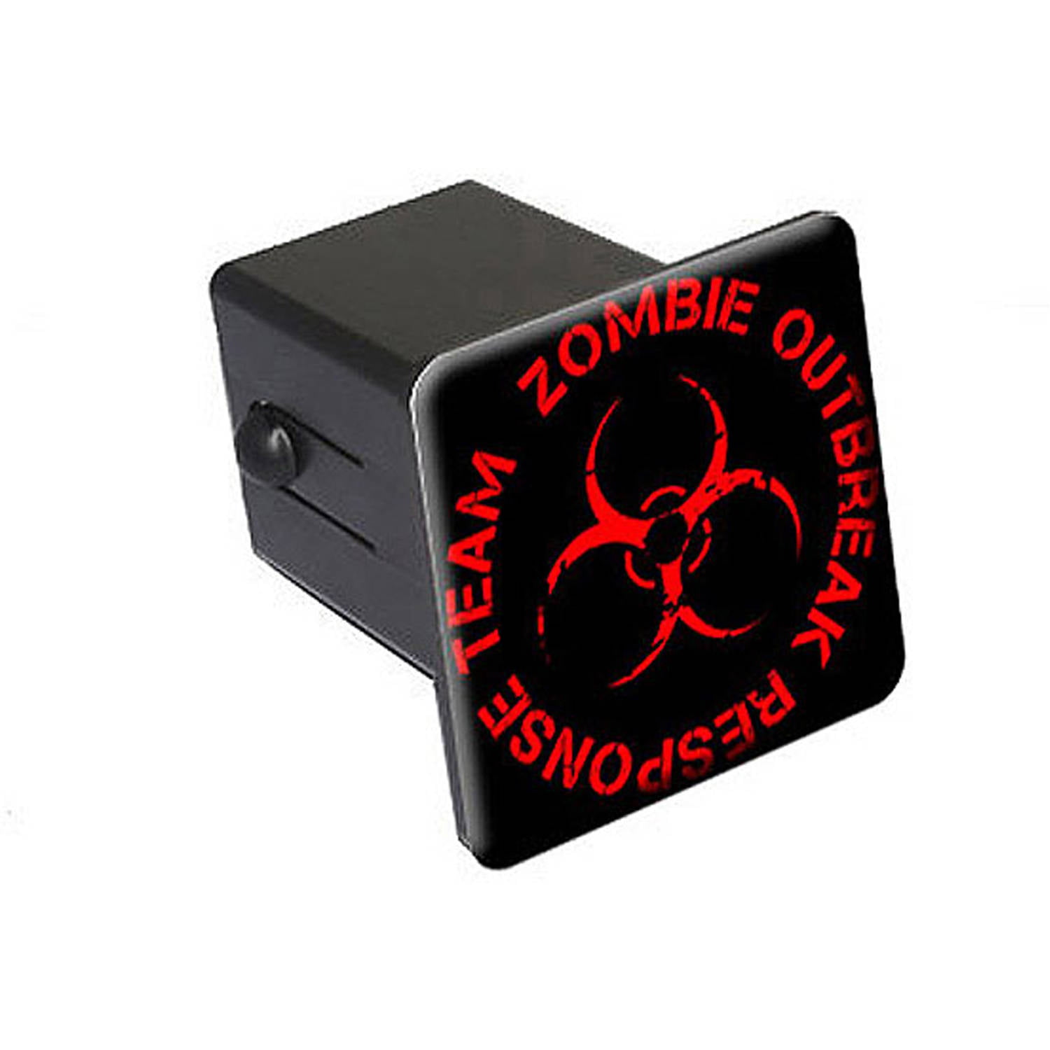 Graphics and More Zombie Outbreak Response Vehicle Tow Trailer Hitch Cover Plug Insert 2 