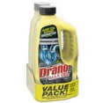 Drano Max Gel Clog Remover, Commercial Line, 42 oz, (Pack of 2