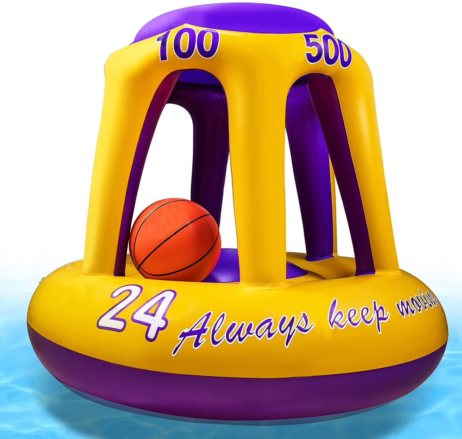 blow up basketball hoop for pool