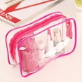 thumbnail image 4 of Genomskinlig necessär för resor, TSA-godkänd, 1 liter, genomskinlig flygplansväska, genomskinlig kosmetikapåse för vätskor, genomskinlig duschpåse, 4 of 5
