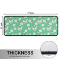 thumbnail image 5 of Kitchen Rugs Sets Of 2,Green Chicken White Hen Egg Pattern Anti Fatigue Kitchen Mat Rugs Non Slip Washable,Decorative Kitchen Floor Mats for Kitchen,Sink,Laundry,17"x47"+17"x47", 5 of 5