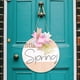 thumbnail image 4 of Letrero colgante de madera de Hello Spring, letrero de bienvenida, decoración de porche, letrero rústico para puerta delantera, colgador de puerta de, 4 of 7
