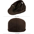 thumbnail image 5 of Boinas negras para hombre y mujer, gorra plana transpirable, boina vintage, gorra de golf para conducir, gorra de hiedra Gatsby vintage ajustable para primavera, verano y otoño, 5 of 5