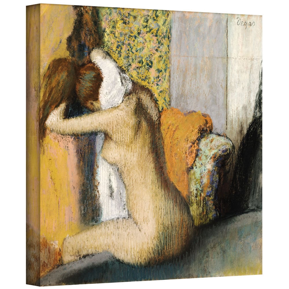 Edgar Degas "After the Bath, Woman Drying Her Neck" Gallery-wrapped Canvas Art