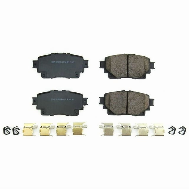Power Stop Brake Pad 17-2305 Z17 Evolution; FMSI Number D2305; Ceramic Brake Pads; Set Of 4; With Premium Stainless Steel Hardware