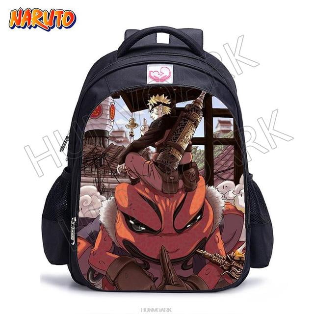 Mybagstory Zaino Naruto Per Bambini: Verde, 43 Cm, Leggero E Impermeabile, Con Spalline Regolabili, Per Scuola Primaria - 3