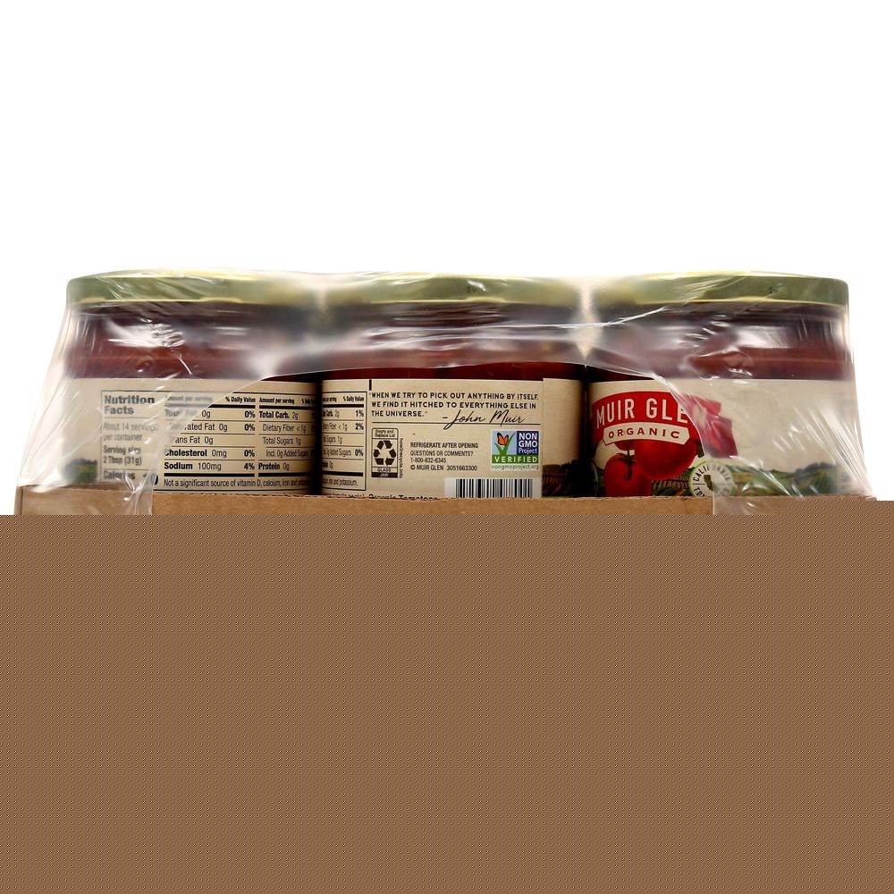 thumbnail image 7 of Muir Glen Medium Garlic Cilantro Salsa - Tomato - Case of 12 - 16 oz., 7 of 7