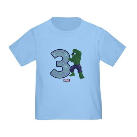 

CafePress - Hulk Birthday Age 3 Toddler T Shirt - Cute Toddler T-Shirt 100% Cotton