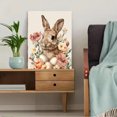 thumbnail image 5 of Qisvanset Bunny And Flowers Canvas Print 15.75x11.81 Inches, 5 of 8