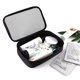 thumbnail image 5 of Bolsa de cosméticos de malla negra de viaje, bolsa de maquillaje con cremallera para mujer, neceser de lavado, organizador de maquillaje, bolsa de almacenamiento portátil, 5 of 5