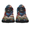 thumbnail image 5 of Patriotic RooStr 4th Of July Shoes Sneakers for Women Men Black Size 8, 5 of 7