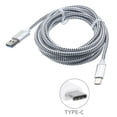 thumbnail image 3 of Type-C 6ft USB Cable w 2-Port USB Car Home Charger D9Z for Acer Liquid Jade Primo - Alcatel PulseMix, 7, Idol 5S 5 4S - ASUS Zenfone V Live, ROG Phone, AR 6 5z 4 Pro - Blackberry Key2, Motion, 3 of 13