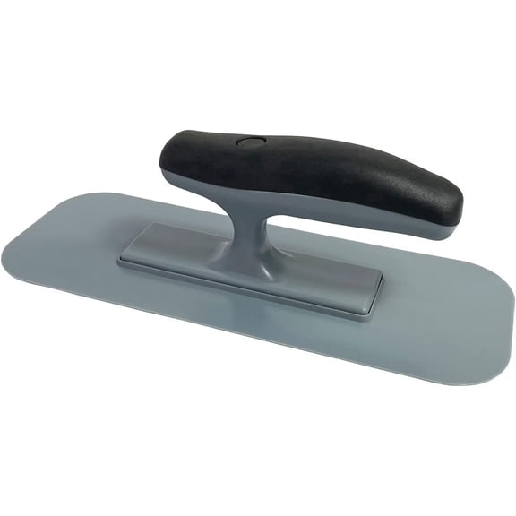 Hanroy Plastic Finishing Trowel, 9.4 inch Round End Drywall Trowel for Plastering, Joint Compound, Concrete Cement and Paint Patching