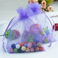 thumbnail image 2 of Sylvtty 100Pcs Organza Bags Large Capacity Vibrant Color Multipurpose Party Favor Mesh Bags Drawstring Jewelry Gift Bags, 2 of 7