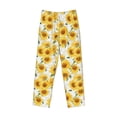 thumbnail image 5 of Balery Artistic Marble Pattern Sunflower print Men's Pajama Pants,Ultra Lightweight Pjs,Lounge Pant-Large, 5 of 9