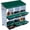 Green, variant on EastVita 8 holes(Red) Metal Chicken Nesting Box, 8 Compartments Egg Laying Box, Roll Up Design Lid, Red
