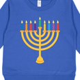 thumbnail image 3 of Inktastic Hanukkah Menorah Candles Toddler Sweatshirt, 3 of 4