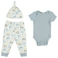 thumbnail image 2 of Chick Pea Baby Boy 3 PC Jogger Set, Sizes Newborn-9 Months, 2 of 2
