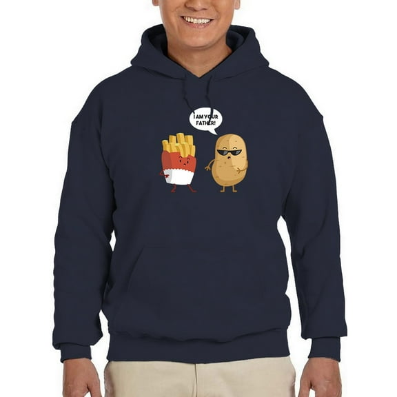 Potato Is The Father Of Fries Hoodie Men -GoatDeals Designs, Male Large