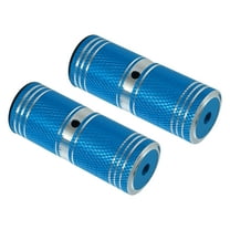 Motoforti 2 Pcs Bike Pegs for MX MTB 4.3" Rear Foot Pegs Aluminum Alloy Blue