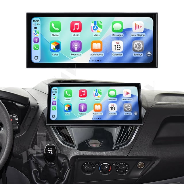 ZWNAV 15.8 inch Android 15 Car Radio For Ford Tourneo Custom/Transit 2016-2022 HD Multimedia Video Player Navigation GPS DVD 4G DSP Stereo Bluetooth