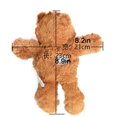 thumbnail image 2 of Pet Durable Toy Dog Rag Doll Patch Bear Toy Biting Sound (black), 2 of 3