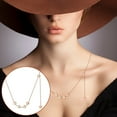 thumbnail image 2 of Collier pour Femmes Mode Design Spécial Diamant Acier Titane Brillant Collier Clavicule Collier Croix pour Femmes, 2 of 5