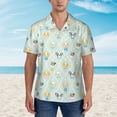 thumbnail image 2 of Xecao Different Breeds of Dogs print Hawaiian shirt - a stylish short-sleeve button-down for men, perfect for casual beach and tropical outings., 2 of 9
