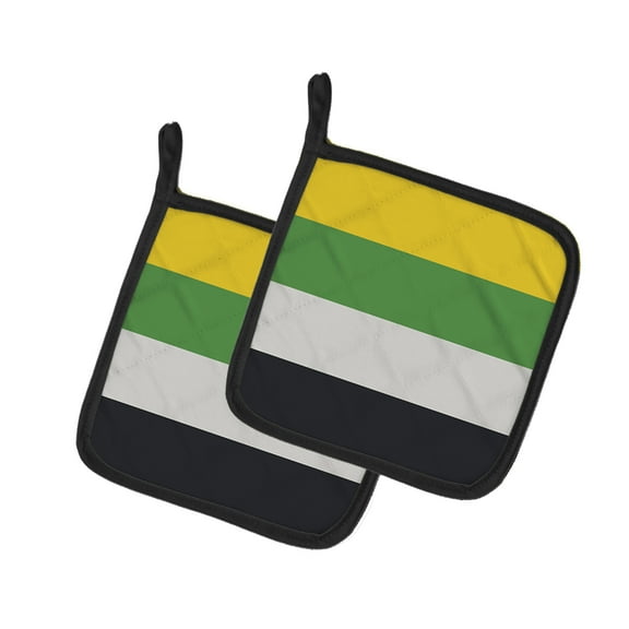 Carolines Treasures CK8002PTHD Pair of Pot Holders, 7.5HX7.5W, multicolor