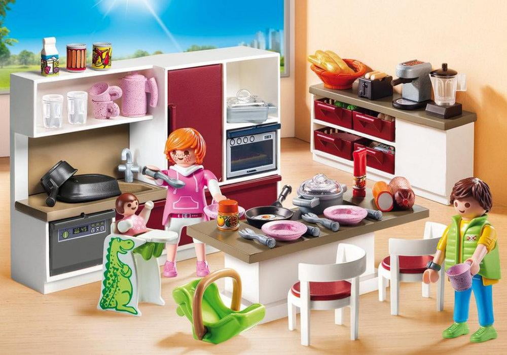 playmobil modern kitchen