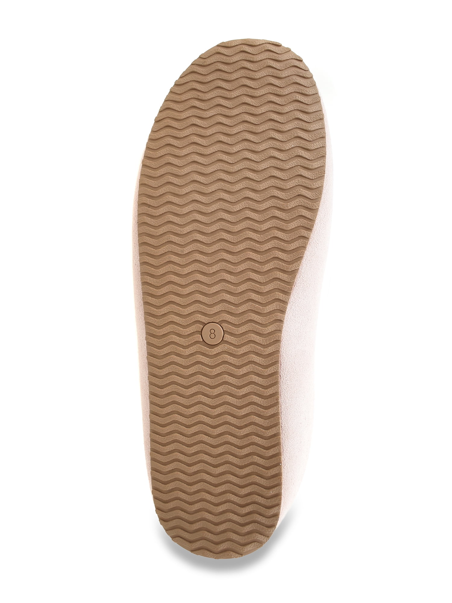 Joyspun Women's Suede Mule Slippers