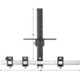 thumbnail image 2 of Herramienta de plantilla de manija de gabinete, guía de plantilla de perforación de localizador de punzón ajustable, para instalación de puertas y cajones esquí esquí Gafas de esquí, 2 of 5