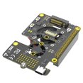 thumbnail image 1 of 3 in 1 M.2 NVMe SSD to PCIe Adapter with Dual Cooler Fans and Automatic Discoloration LED for Raspberry Pi 5, 1 of 5