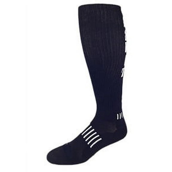 Black with White Performance Knee-High WOD Fitness Socks