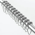 thumbnail image 4 of InterDesign Metal Roller Shower Curtain Rings/Hooks for Standard Rods in Master, Guest, Kid's Bathroom, 1.5" x 0.25" x 3" (12 Count), 4 of 5