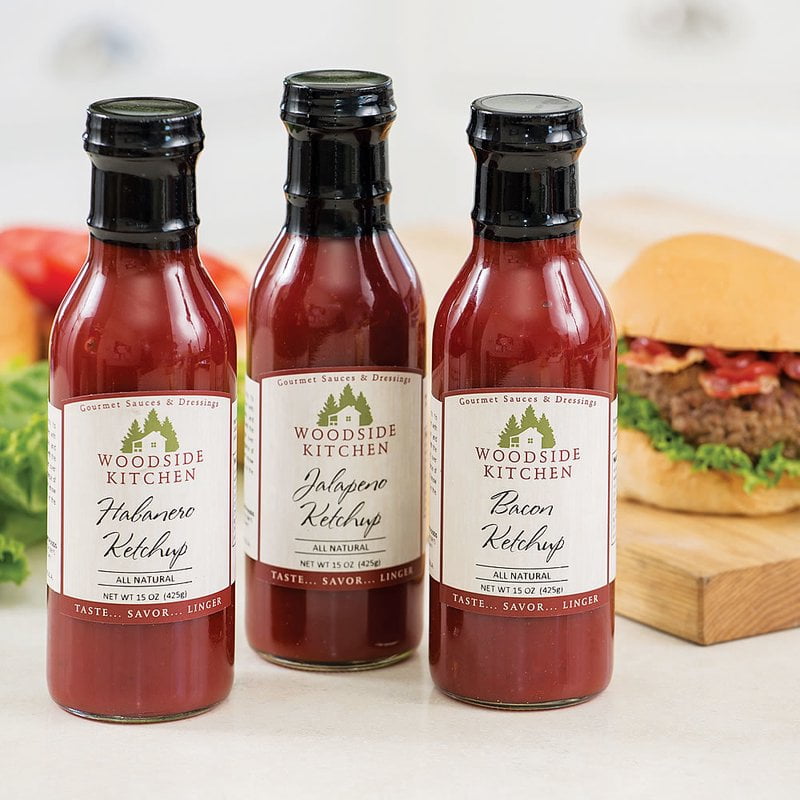 AllNatural Gourmet Ketchup Bacon Ketchup 15oz Bottle