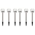 thumbnail image 1 of 6PCS Solar Lights Outdoor Yard Decor, Cracked Glass Ball LED Lights, Solar Halloween Lights for Path, 1 of 5