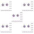 thumbnail image 2 of Guardurnaity 10 Uds pendientes colgantes exquisitas flores de cinco pétalos accesorios de de aleación suministros hechos a mano para púrpura 5piezas, 2 of 6