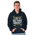 thumbnail image 5 of Let's Do That Hockey Sports Unisex Plus Size Hoodie Brisco Brands 2X, 5 of 6