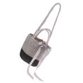 thumbnail image 4 of Retro Ribbon Bow Reticulate Mesh Cuerda Hollow Out Paja De Punto Totes Bolsas Para Playas Fiestas Compras Senderismo - Estilo 3, tal como se describe Sunnimix Bolsos de paja huecos reticulados, 4 of 6