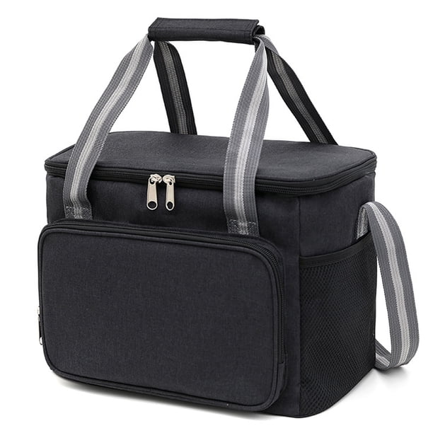Bolsa de aislamiento portátil de tela Oxford, bolsa de hielo para exteriores, bolsa de mano de gran capacidad