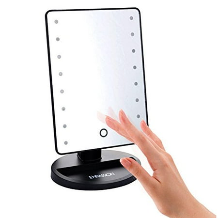 16 Led Makeup Mirror With Lights And Tray Hollywood Backstage Led Makeup Mirror With Lights And Tray