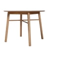 thumbnail image 3 of Baxton Studio Denmark Mid-Century Modern French Oak Brown Finished Rubberwood Dining Table, 3 of 5