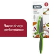 thumbnail image 2 of Zyliss Utility Paring Kitchen Knives with Sheath Covers - Stainless Steel Kitchen Knives Perfect for Cutting Meat, Vegetables & Fruit - 3.5-Inch, Green (2 Pack), 2 of 7