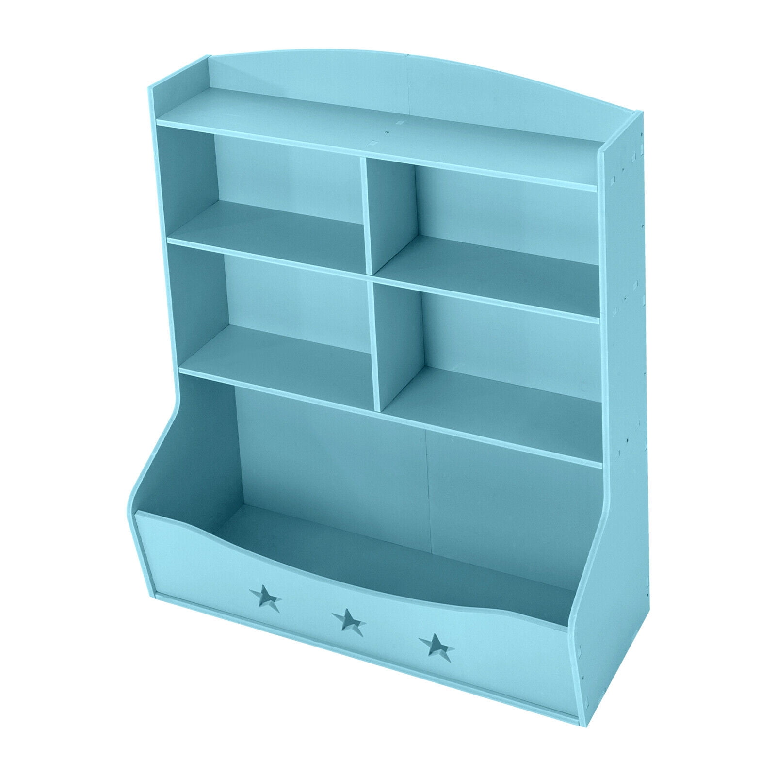 Kids Bin Toy Storage Box Bookcase Organizer Shelf Playroom Bookshelves Blue 30.12*13.39*36.61in
