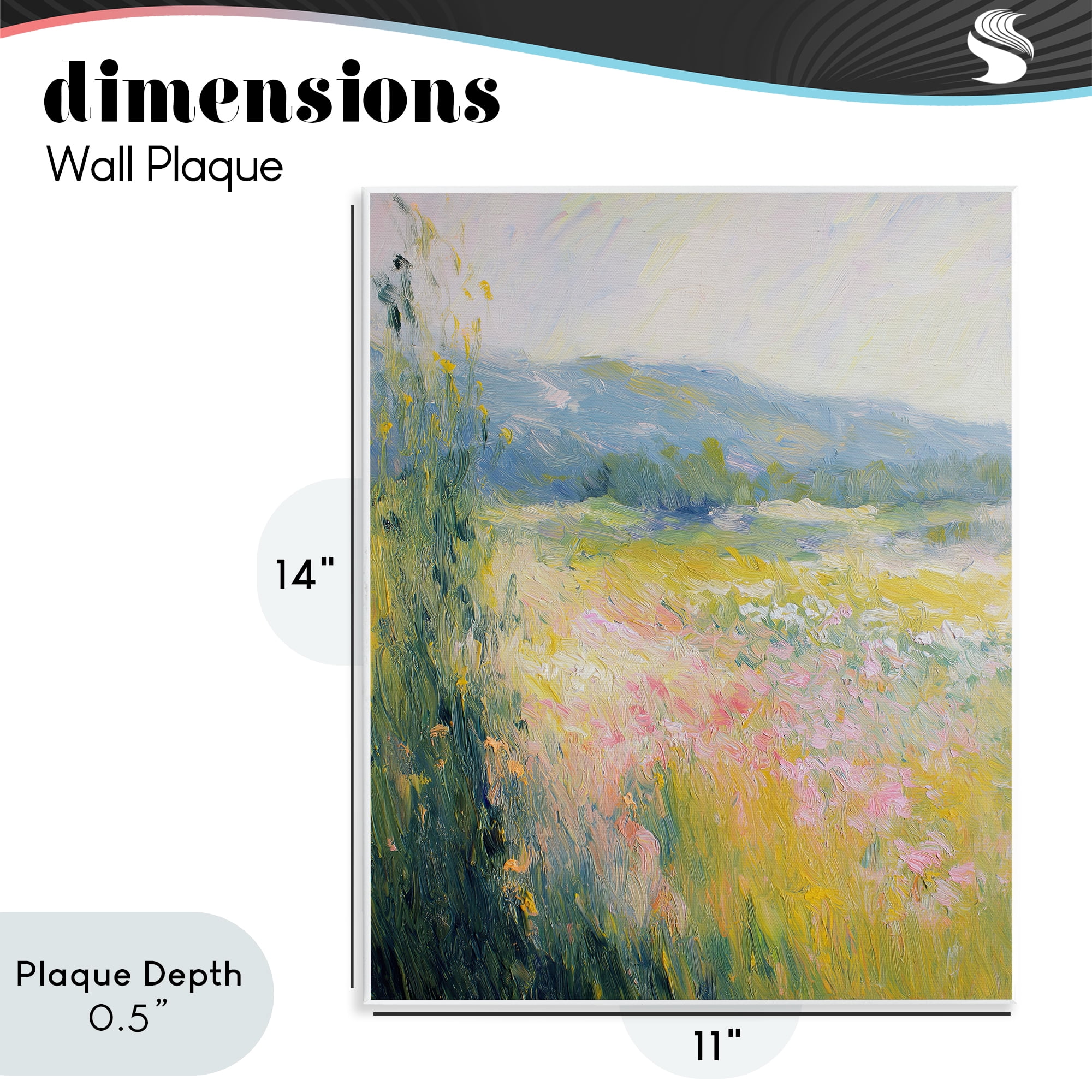 Stupell Industries Breeze Through The Blooms Wall Plaque Art, design by Svetlana Aleynikova