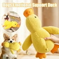 thumbnail image 3 of Quacker Calming Dog Toy, 2025 Upgraded Calming Toy for Dogs, Soft Plush with Squeaker Dog Chews Toys, Plush Dog Toy for All Dog Breeds and Sizes (Yellow), 3 of 7