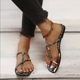 thumbnail image 3 of Sandalias planas de verano para mujer, zapatillas multicolores, zapatos de playa para el hogar Wmkox8yii  hj789, 3 of 6
