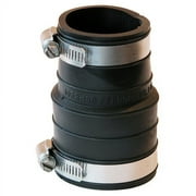 Fernco P1059-22 2-Inch by 2-Inch Rubber Flexible Coupling Repair Fitting
